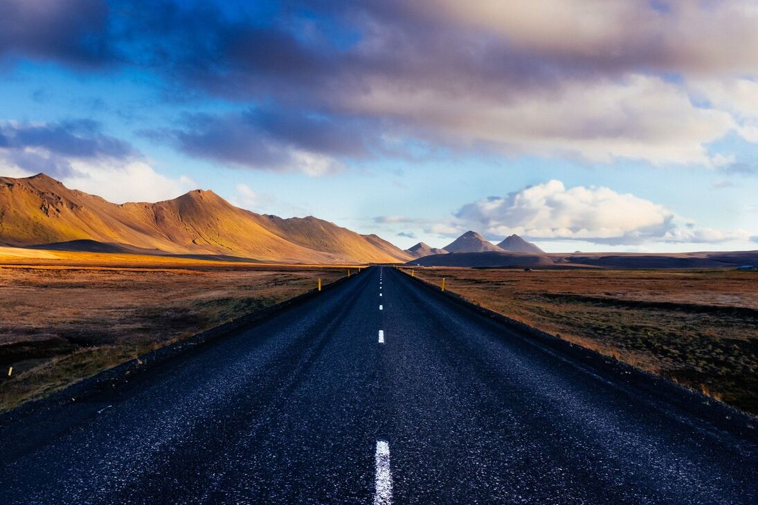 A road in Iceland