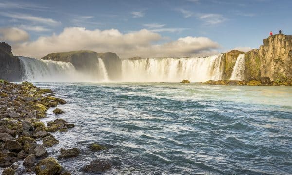 The very beautifull waterfall of the gods known as Godafoss.