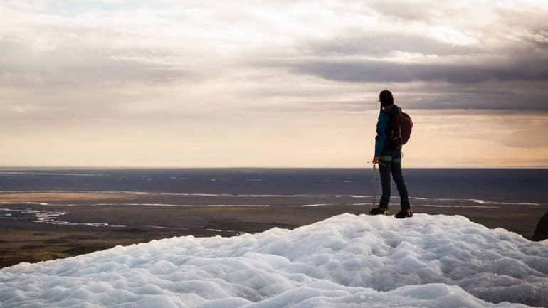 Gezinsvriendelijke gletsjerwandeling in het natuurreservaat Skaftafell