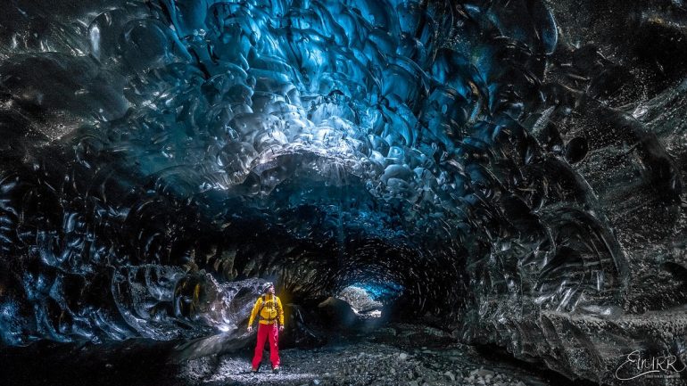 Excursión de día completo a la cueva de hielo desde la laguna glaciar de Jökulsárlón