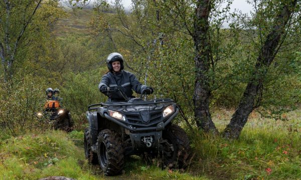 1 Hour ATV Ride at Hallormsstadur Forest in East Iceland