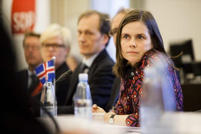 Katrín Jakobsdóttir est l'actuel Premier ministre islandais