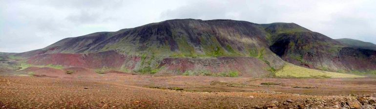 Volcán Fagradalsfjall en Islandia