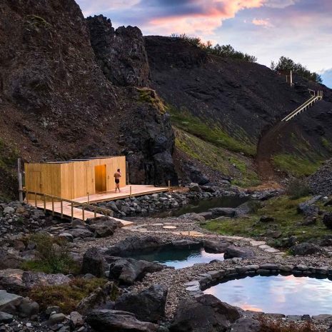 Hot Spring Canyon Baths & Waterfalls in the Highlands