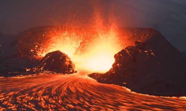 La erupción del volcán Fagradalsfjall en agosto en Islandia