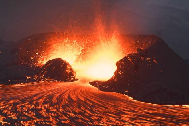 La erupción del volcán Fagradalsfjall en agosto en Islandia