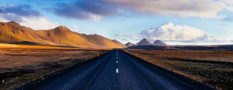 Una carretera en Islandia